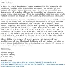 Electoral College Reform