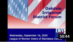 opening frame from YouTube candidate forum for OID