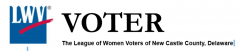 LWV of New Castle County the Voter newsletter logo