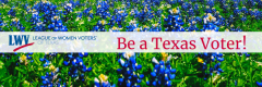 Bluebonnets Be a Texas Voter!
