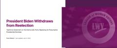 press release Biden withdraws
