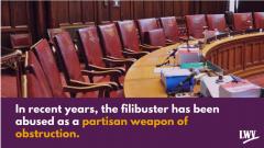 Filibuster is being used as a weapon