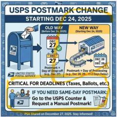 postmark date changes