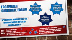 Edgewater Candidate Forum Flier