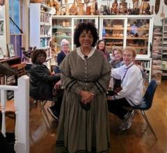 Ann Harrell at Museum Tour