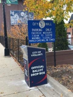 Ballot drop box City of Ypsilanti 2022