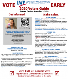Early Voting Guide by LWVMA