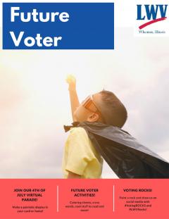 Front Page of Future Voter Activity Book