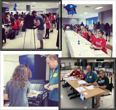 Mock Elections at local high schools