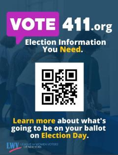 Vote 411 QR code