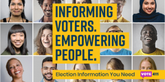 Vote411.org - A website for votes to find information about voting and what's on their ballot
