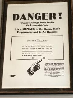 Danger! Women's Suffrage Would Double the Irresponsible Vote.