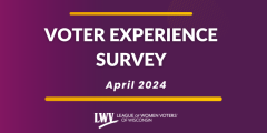 Voter Experience Survey
