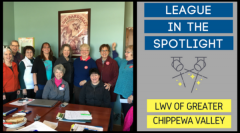 Graphic for League in the Spotlight of LWV Greater Chippewa Valley