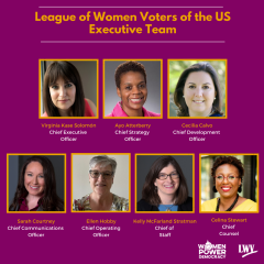 League of Women Voters of the US Executive Team