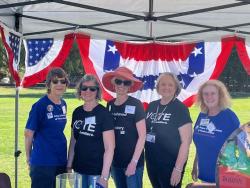LWV at Conejo Valley Community Fair 11.8.2025 booth closeup
