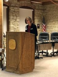 Joanne Zillman Speaks at Census 2020 Meeting