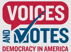 Voices and votes logo