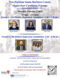 SBCty candidate forums, lompoc, ca 