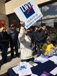 The LWV at "March for Our Lives"