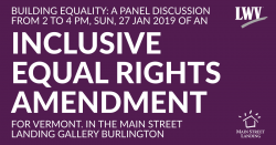 Inclusive Equal Rights Panel Discussion Jan  