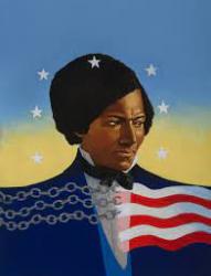 Graphic of Frederick Douglass for play American Prophet