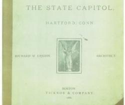 Cover of book of monographs of the Connecticut State Capitol Building
