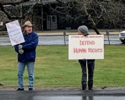 Hands Off Protest