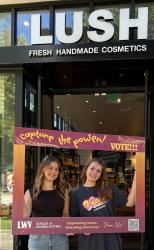 Voter Reghistration event at Lush, Walnut Creek