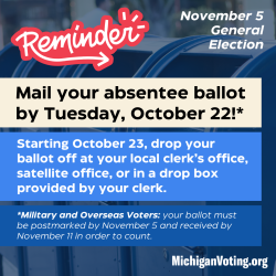 Mail your ballot