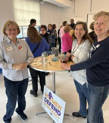 Social time at the Observer Corps Roundtable