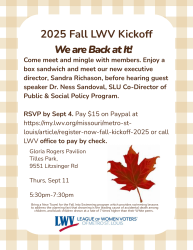 Fall kickoff 2025 flyer