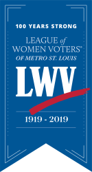 100 Years Strong LWVSTL 1919-2019