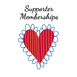 Supporter Level Memberships Heart Icon