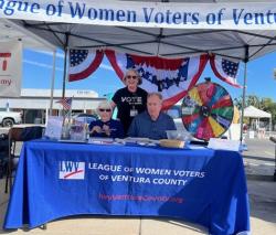 LWVVC at Thousand Oaks Rotary Street Fair 10.19.25