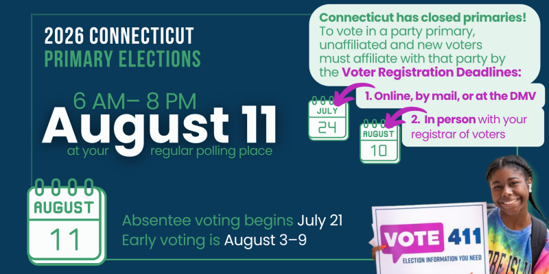 2026 CT Primary Elections Banner