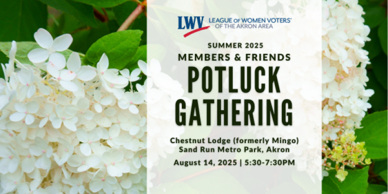 2025 Members and Friends Potluck