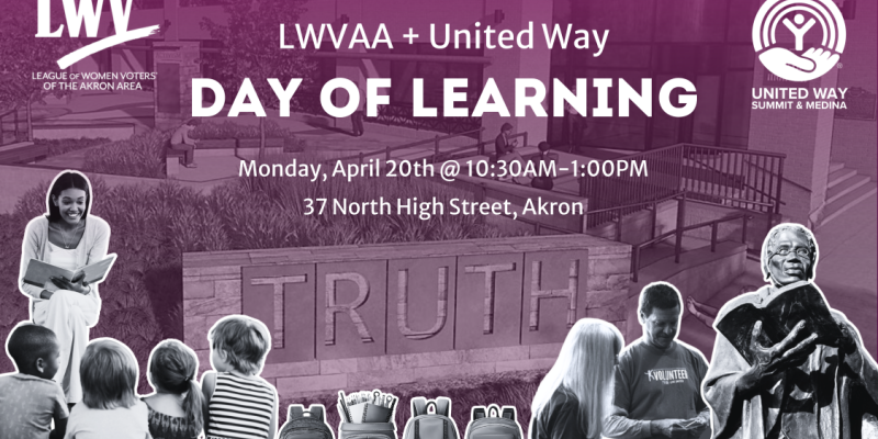 LWVAA + United Way Day of Learning