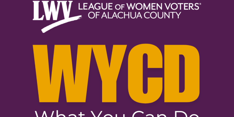 LWVAC logo and what you can do in white text plus WYCD in yellow text on a purple background