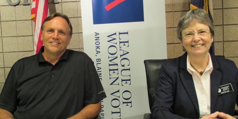 State Senators Jim Abeler (R-35) and Carolyn Laine (D-41) State Senators Jim Abeler (R-35) and Carolyn Laine (D-41)