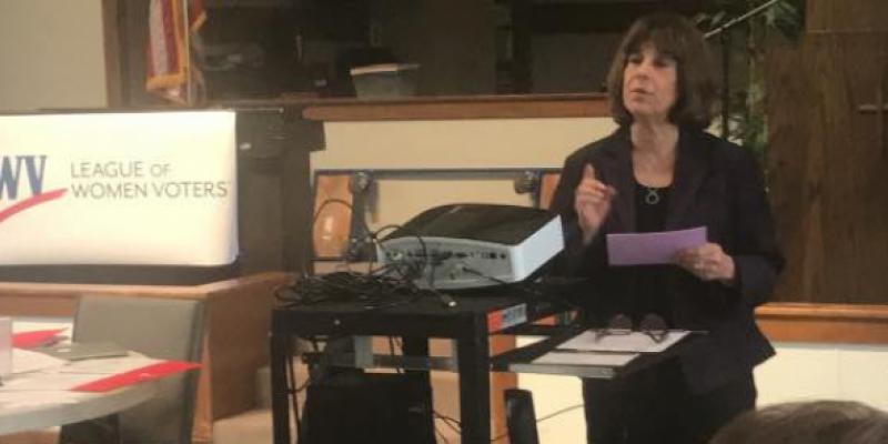 Catherine Cotten, liaison from LWV US