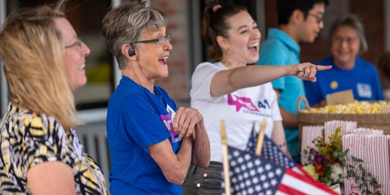 LWV Members at an event