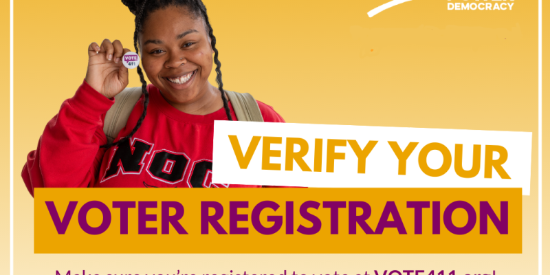 This year, it's imortant to verify your voter registration