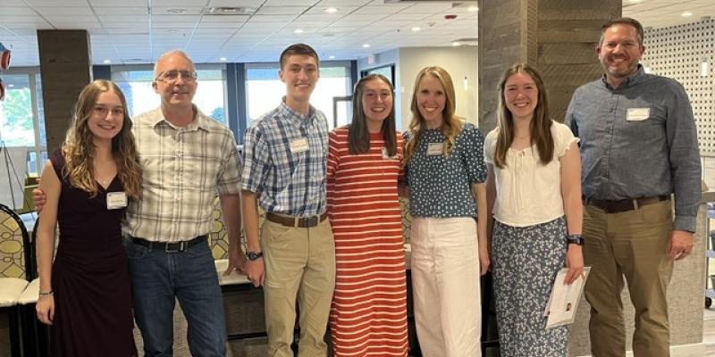 2026 scholarship winners and their families