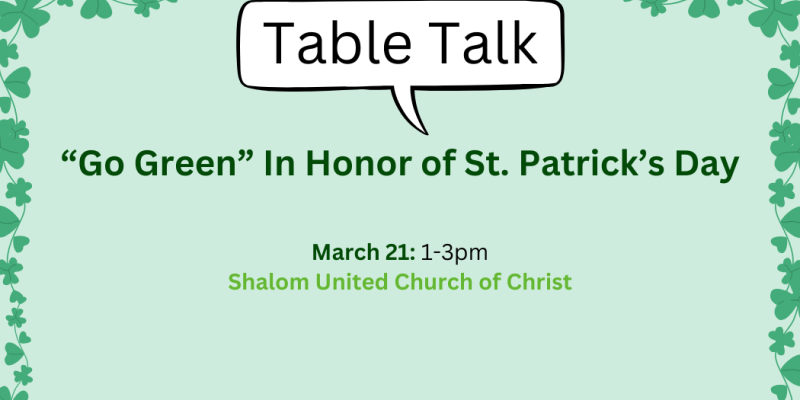 LWVBF March 21 Table Talk Announcement