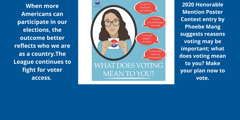 Phoebe Mang High School Poster Contest Honorable Mention 2020 Phoebe Mang High School Poster Contest Honorable Mention 2020