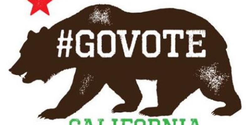 Go Vote California bear