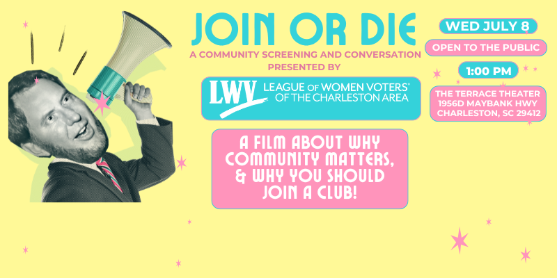 Screening of Join or Die film at the Terrace Theater
