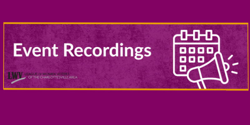 Recorded Events cover