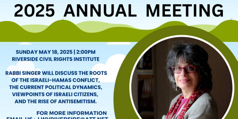 2025 LWV Riverside Annual Meeting